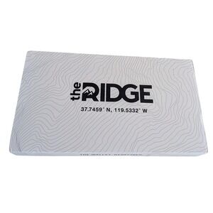 The Ridge Wallet Limited Edition Topographic Carbon Fiber RFID Blocking NIB